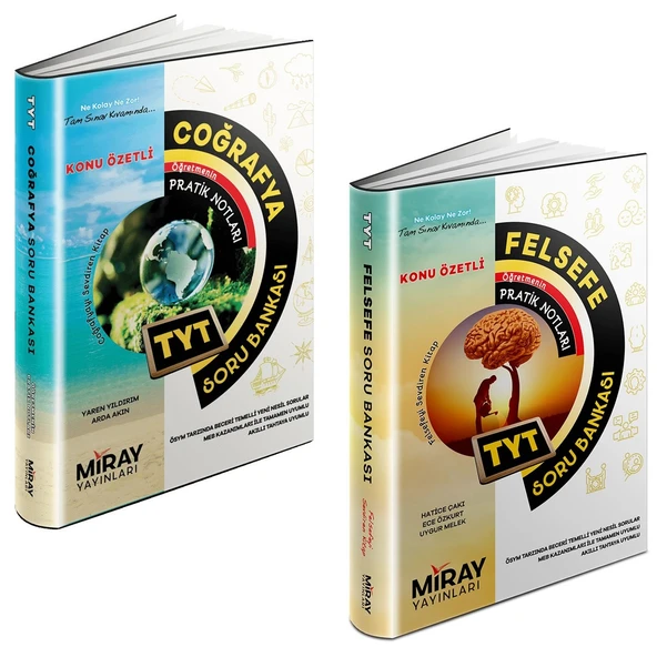 Miray 2024 Tyt Coğrafya + Felsefe Soru Bankası Seti 2 Kitap ürün görseli 1