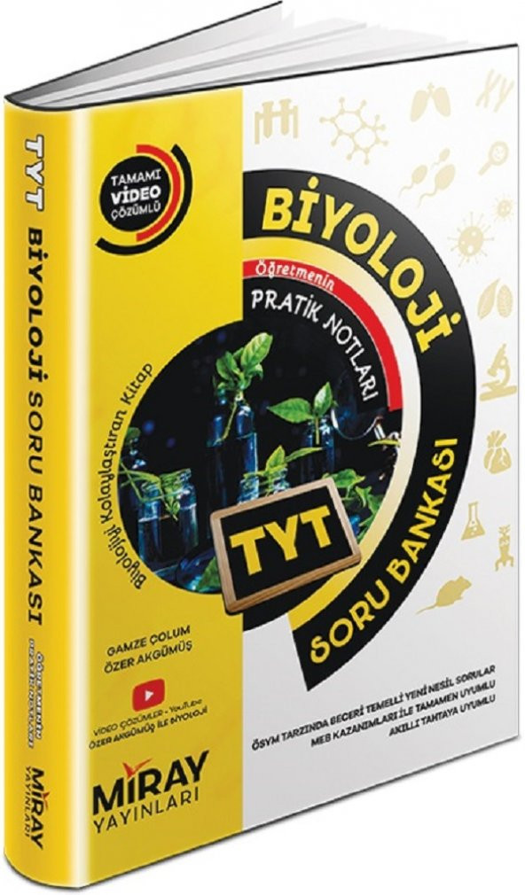 Miray Tyt Biyoloji Konu Özetli Soru Bankası 2023 ürün görseli 1