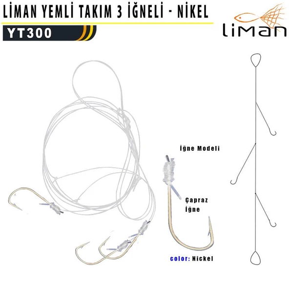 Yemli Takım 3 İğneli - Beyaz İğne ürün görseli 1