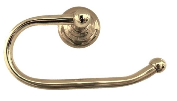 Lider dicle Gold Banyo Aksesuarı,Sarı Altın Renk Açık Tuvalet Kağıtlığı ürün görseli 1
