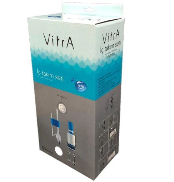 Vitra Klozet İç Takımı, Tek Basmalı Rezervuar İç Takımı 330B-1314 ürün görseli 1