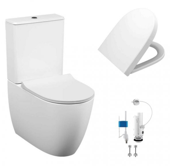 Vitra Sento Rim-ex Kanalsız Duvara Tam Dayalı Klozet Takımı ürün görseli 1