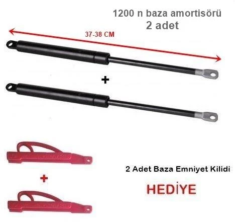 BAZA AMORTİSÖRÜ GASAN MARKA 1200N ,2 ADET BAZA PİSTONU ürün görseli 1