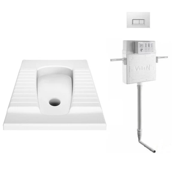 VitrA Arkıtekt Hela Taşı + Gömme Rezervuar +Buton Set ürün görseli 1