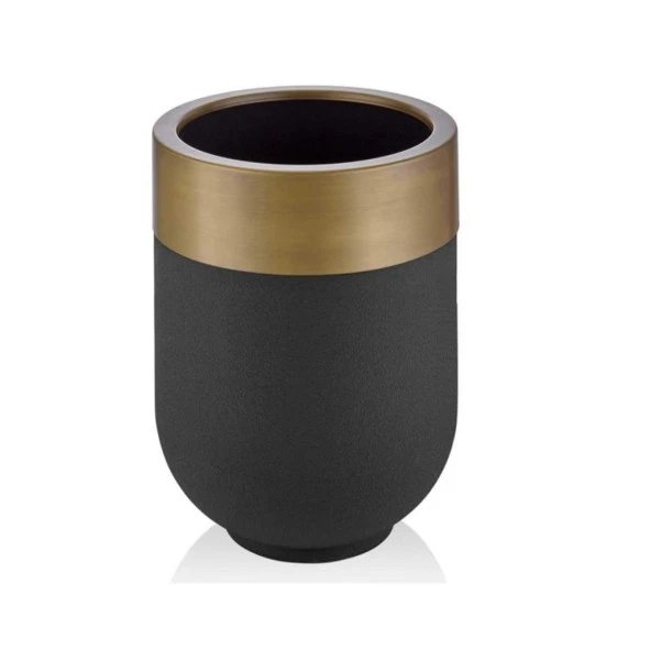 DEKORATİF ESKİTME BÜYÜK SAKSI , Darbuka Saksı ,50cm ürün görseli 1