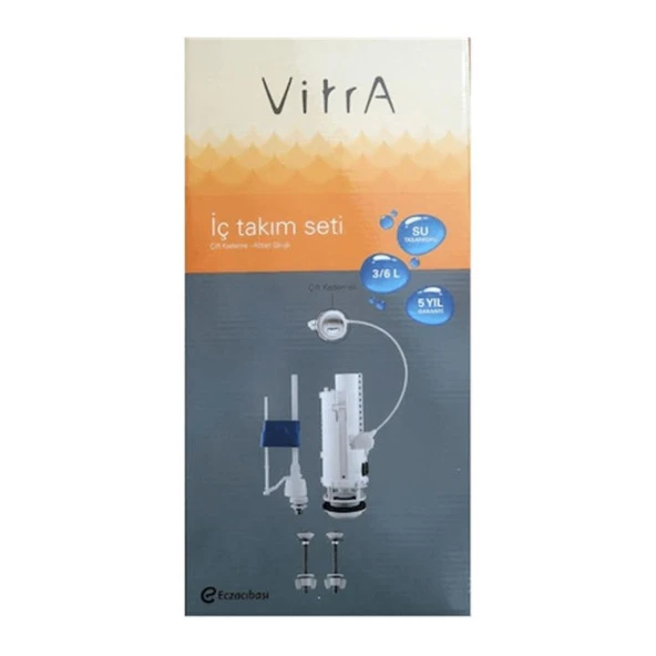 VitrA Çift Kademeli 3/6 Lt Klozet İç Takım Seti (330B2016) ürün görseli 1