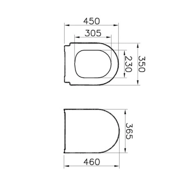 Vitra SESYOK Duroplast Yavaş Kapanır Klozet Kapağı 85-003-009 - Resim 2