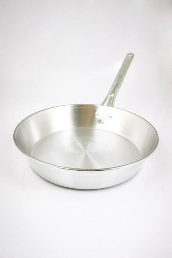 Tek Kulp Alüminyum Kavurma Kızartma Balık Tavası 30cm Büyük Tava ürün görseli 1