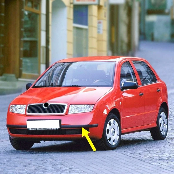 Skoda Fabia 1 2000-2004 Ön Tampon Sol Köşe Bandı Çıtası 6Y0807717 ürün görseli 1