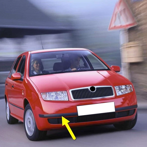 Skoda Fabia 1 2000-2004 Ön Tampon Sağ Köşe Bandı Çıtası 6Y0807718 ürün görseli 1