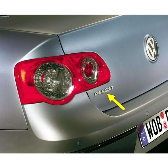 VW Passat B6 2006-2011 Arka Bagaj Kapağı Passat Model Yazısı 3C0853687A ürün görseli 1