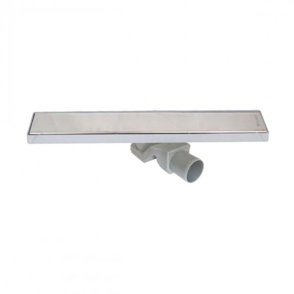 Sukar Line 4E Plain 50 cm Paslanmaz Çelik Izgaralı Krom Duş Kanalı 1154-1035050-01 ürün görseli 1