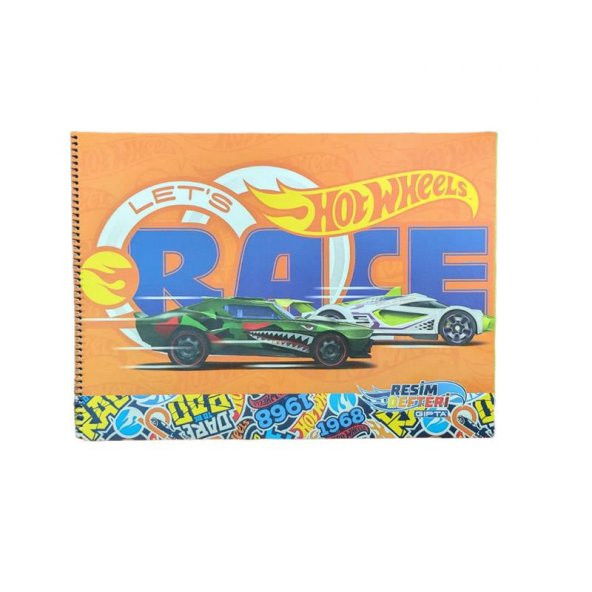 GIPTA RESIM DEFTERI 25x35 15 YP.HOT WHEELS (5437) ürün görseli 1