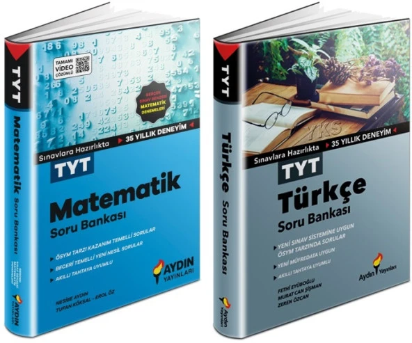 Aydın 2024 Tyt Matematik + Türkçe Soru Seti 2 Kitap ürün görseli 1