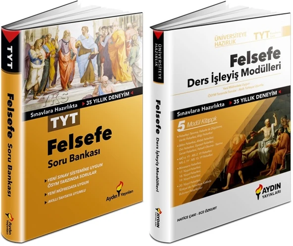 Aydın 2024 Tyt Felsefe Soru + Ders İşleyiş Seti 2 Kitap ürün görseli 1