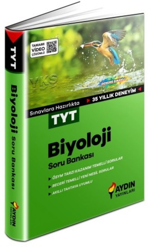 Aydın Tyt Biyoloji Soru Bankası 2023 ürün görseli 1