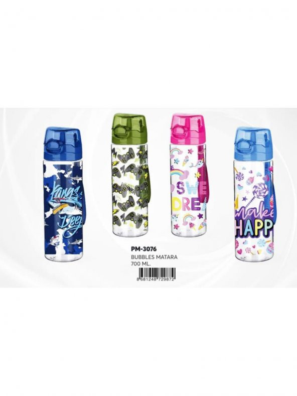 BUBBLES MATARA 700ml PM-3076 ürün görseli 1