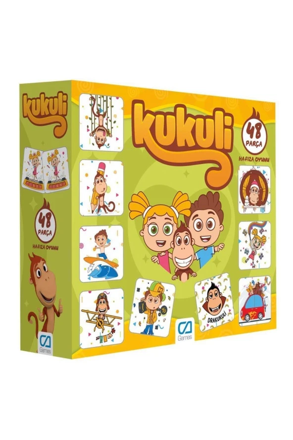 Ca Games Kukuli Hafıza Oyunu 48 Parça Eğitici ve Öğretici Oyun ürün görseli 1
