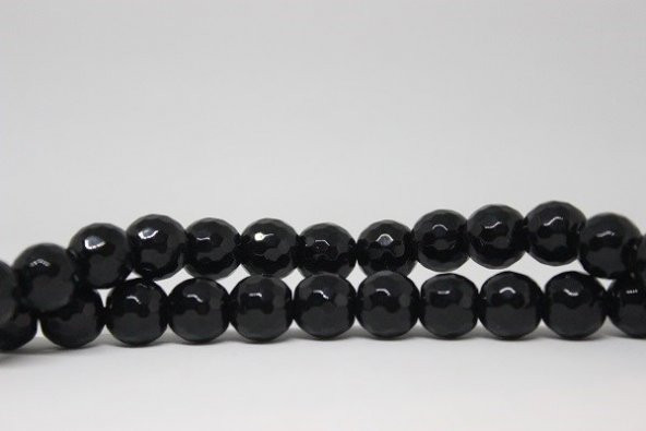 Onix (Oniks) Taşı Faset Kesim Parlak 12mm/3 Adet ürün görseli 1