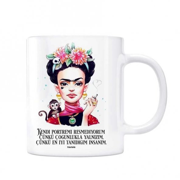 Frida Kahlo Kupa Bardak ürün görseli 1