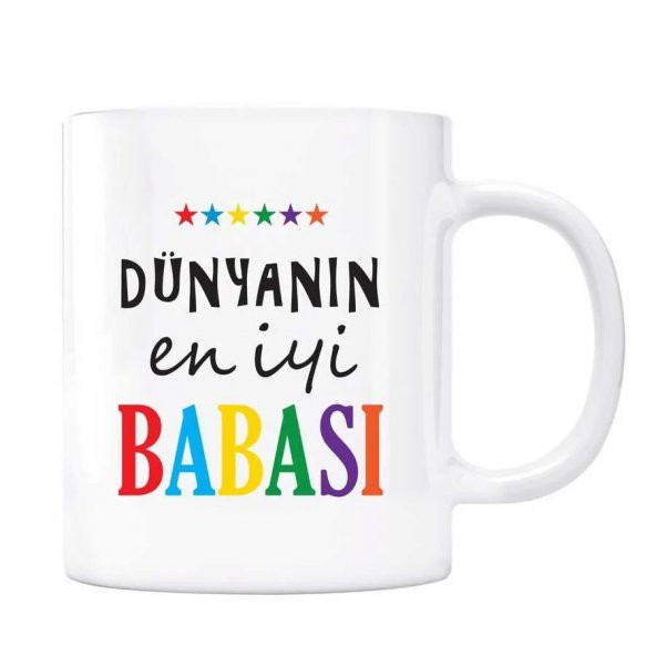 Dünyanın En İyi Babası Kupa Bardak - Yıldızlı ürün görseli 1