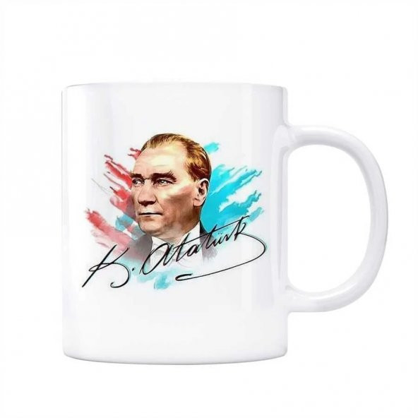 Atatürk Fotoğraflı Kupa Bardak ürün görseli 1