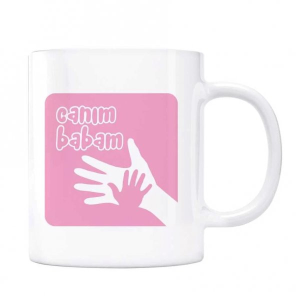 Canım Babam Kupa Bardak - Pembe ürün görseli 1