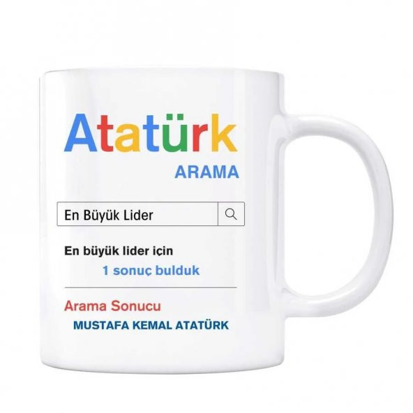 Atatürk Arama Motoru Kupa Bardak ürün görseli 1