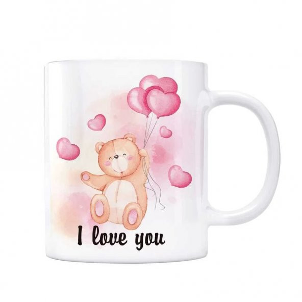 I Love You Kupa Bardak ürün görseli 1