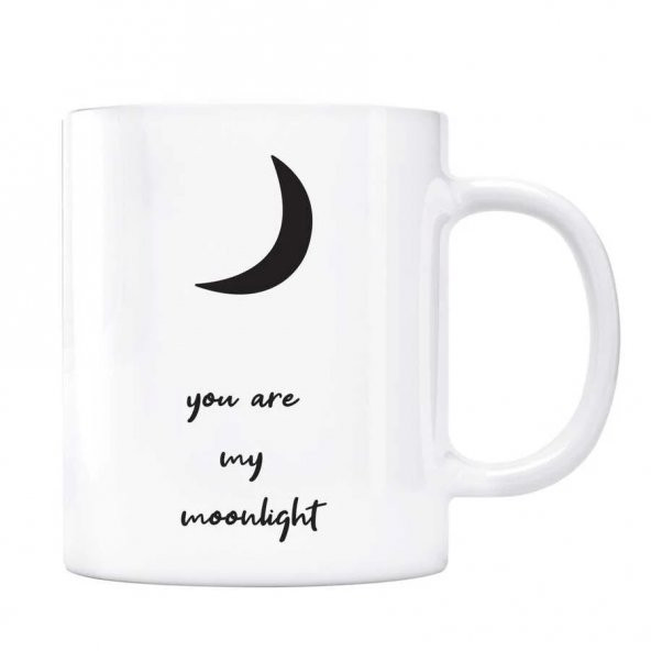 You Are Moonlight Kupa Ay Işığımsın Kupa Bardak ürün görseli 1