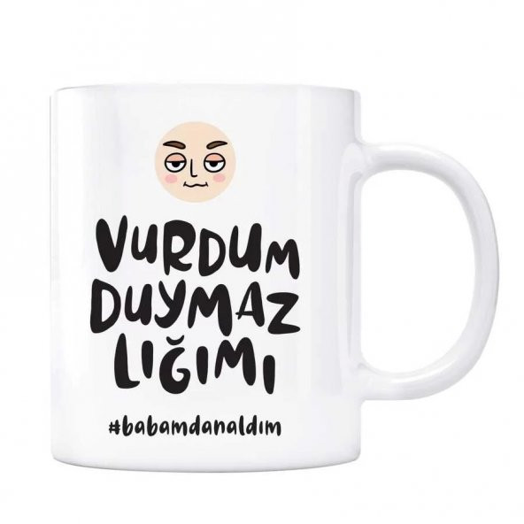 Baba Kupa Vurdumduymazlığımı Babamdan Aldım ürün görseli 1
