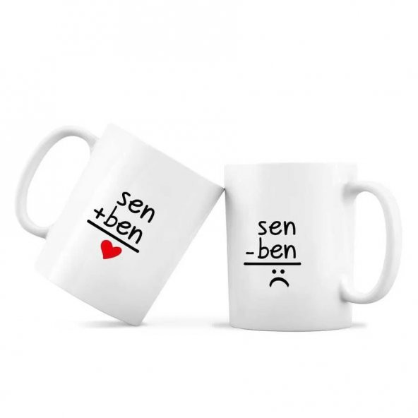 Sen Ben Aşk Kupa Bardak ürün görseli 1