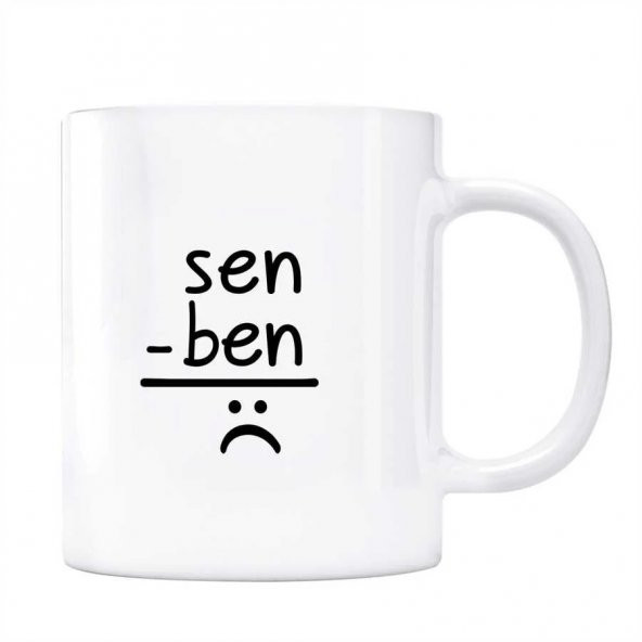 Sen Ben Aşk Kupa Bardak - Resim 3