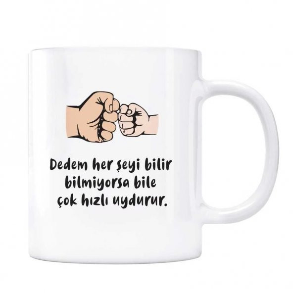 Dedeler Herşeyi Bilir Bilmiyorsa Uydurur Kupa ürün görseli 1