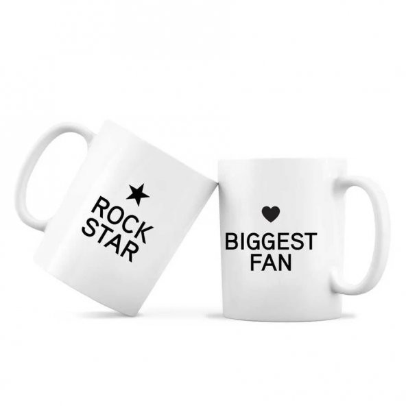 Rock Yıldızı En Büyük Hayran Kupa Rockstar Biggest Fan ürün görseli 1