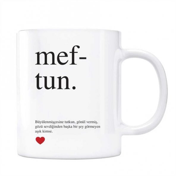Meftun Kupa Meftun Kelime Anlamı Kupa ürün görseli 1