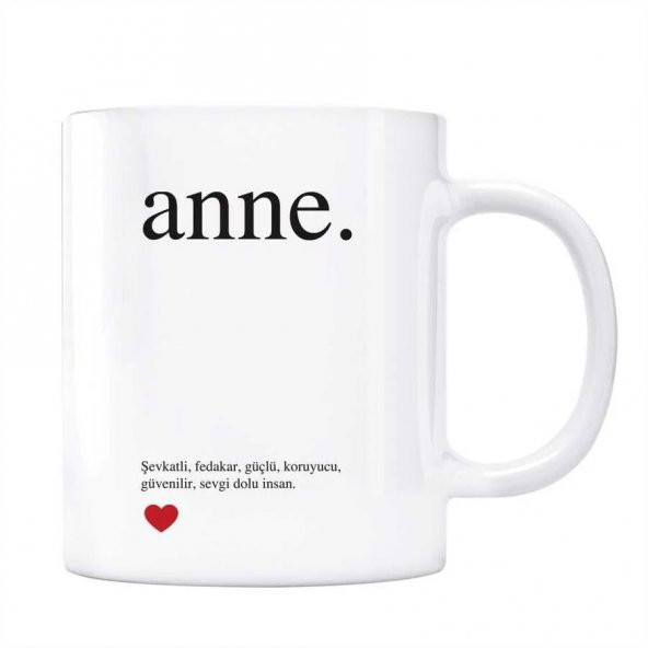 Anne Kelime Anlamı Kupa ürün görseli 1