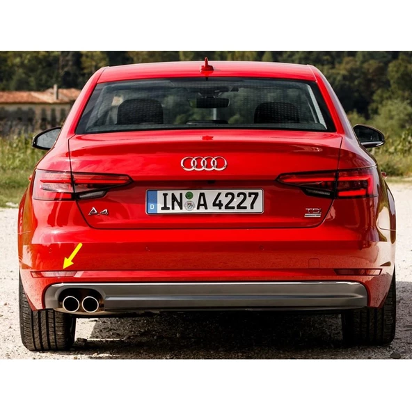 Audi A4 Sedan 2016-2020 Arka Tampon Sol Alt Köşe Reflektörü 8W0945105C ürün görseli 1