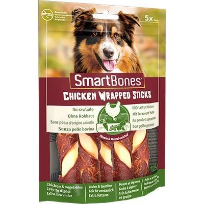 Smart Bones Tavuk Sargılı Stick Köpek Ödülü Medium 5 Adet 125 gr ürün görseli 1