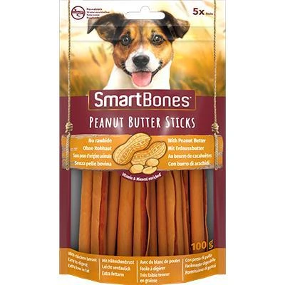 Smart Bones Fıstık Ezmeli Sticks Köpek Ödülü 5li ürün görseli 1
