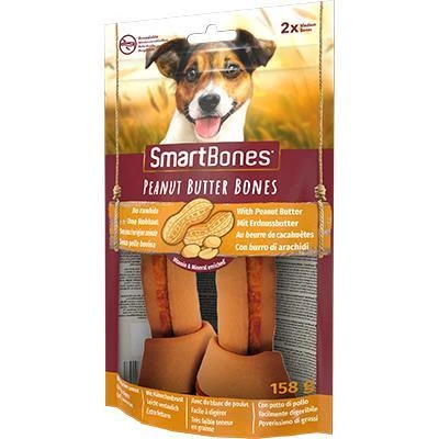 Smart Bones Fıstık Ezmeli Medium Köpek Ödül 158 Gr ürün görseli 1