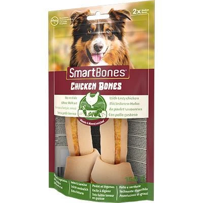 Smart Bones Tavuklu Medium Kemik Köpek Ödül 2li ürün görseli 1
