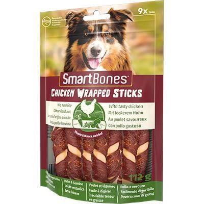 Smart Bones Tavuk Sargılı Stick Mini Köpek Ödülü 9 Adet 112 gr ürün görseli 1