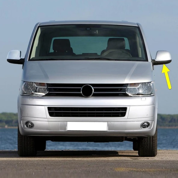 VW Transporter 2010-2015 Sol Dikiz Ayna Alt Plastik Kapak 7E1857603B ürün görseli 1