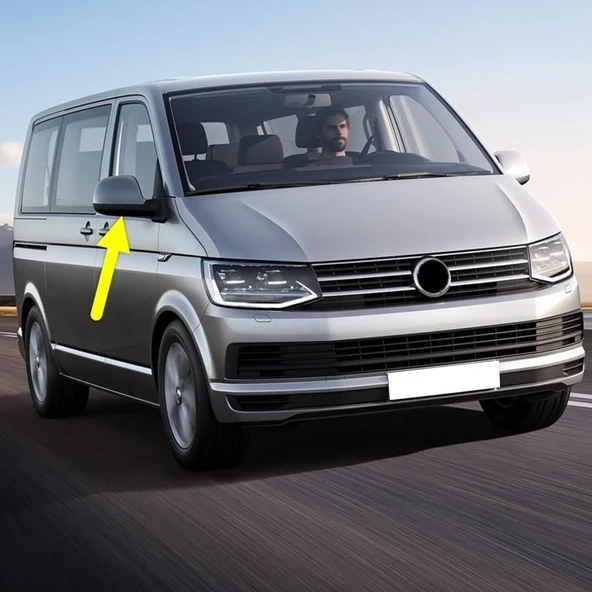 VW Caravelle 2015-2019 Sağ Yan Dış Ayna Alt Kapağı Siyah 7E1857604B ürün görseli 1