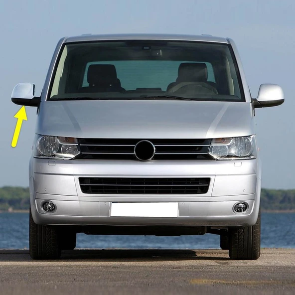 VW Caravelle 2010-2015 Sağ Yan Dış Ayna Alt Kapağı Siyah 7E1857604B ürün görseli 1