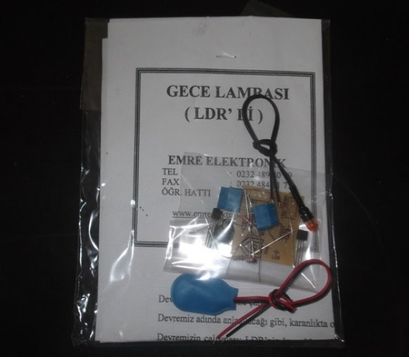 Gece Lambası - Demonte(Montesiz) - Resim 2