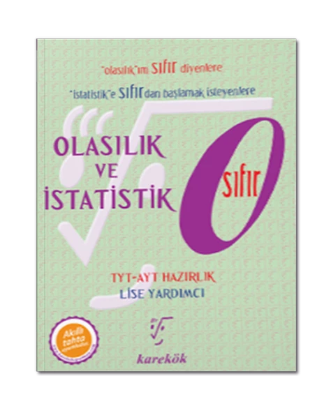 OLASILIK VE İSTATİSTİK SIFIR ürün görseli 1