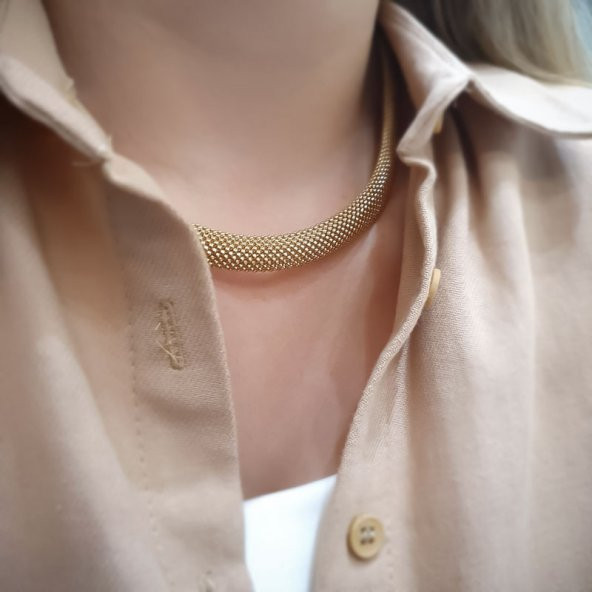 14k Altın Jessica Model Kolye ürün görseli 1