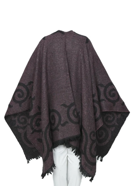 Bordo Renk Sarmaşık Model Panço - Resim 12